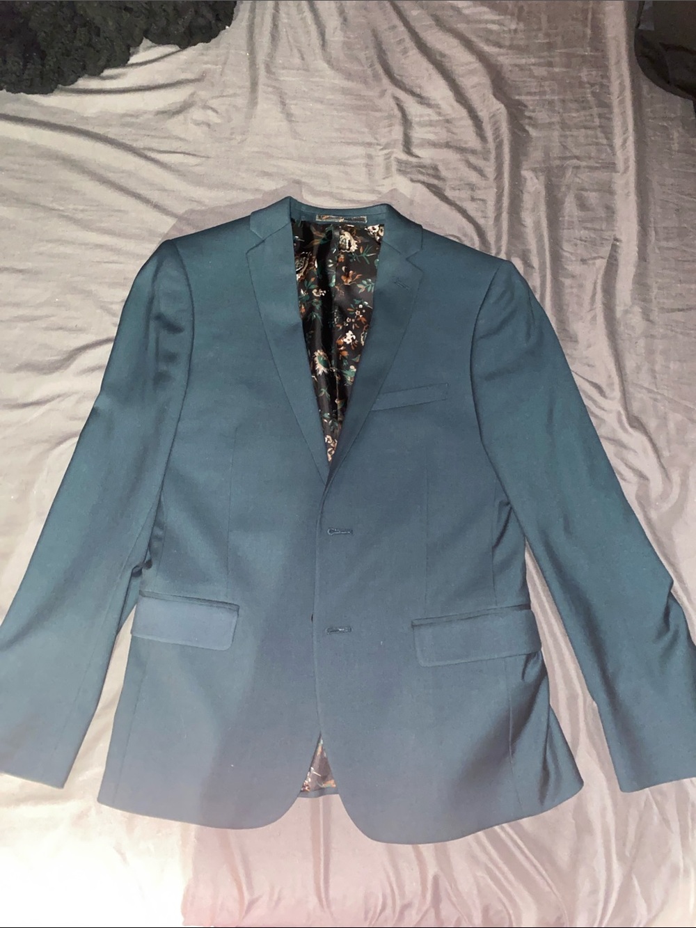 Men's Teal Sport Coat - Single-Breasted Tailored Blazer